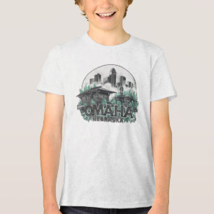Camiseta Triblenda Omaha City Nebraska Estados Unidos