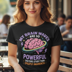 Camiseta Triblenda Ondas Cerebrales Divertidas Conciencia de la Epile