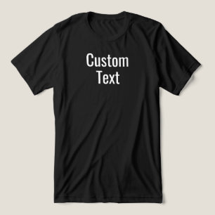 Camiseta Triblenda Opción de escritura personalizado Imprimir texto p