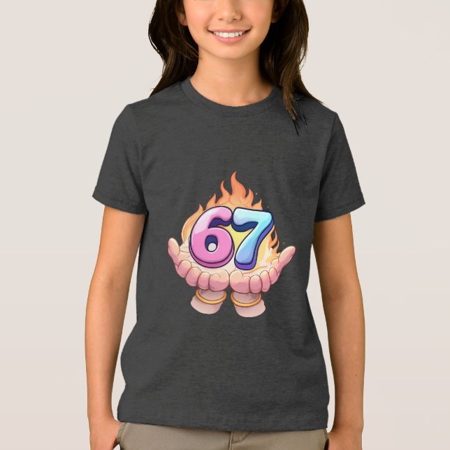 Camiseta Triblenda Open Hands Holding 67 Trend Design (Anverso)