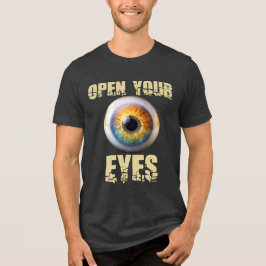 Camiseta Triblenda Open Your Eyes, Eyeball Design