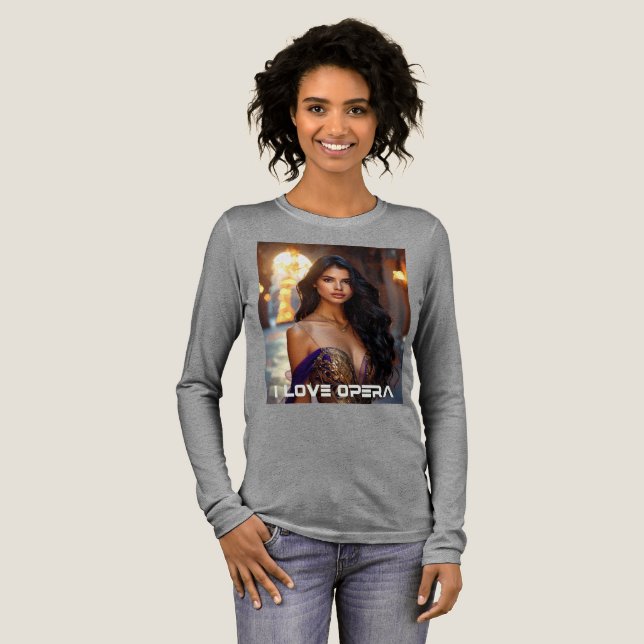 CAMISETA TRIBLENDA OPERA - I LOVE OPERA (Anverso Completo)