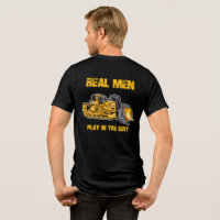 Operador de bulldozer Hombres Reales Juegan En La 