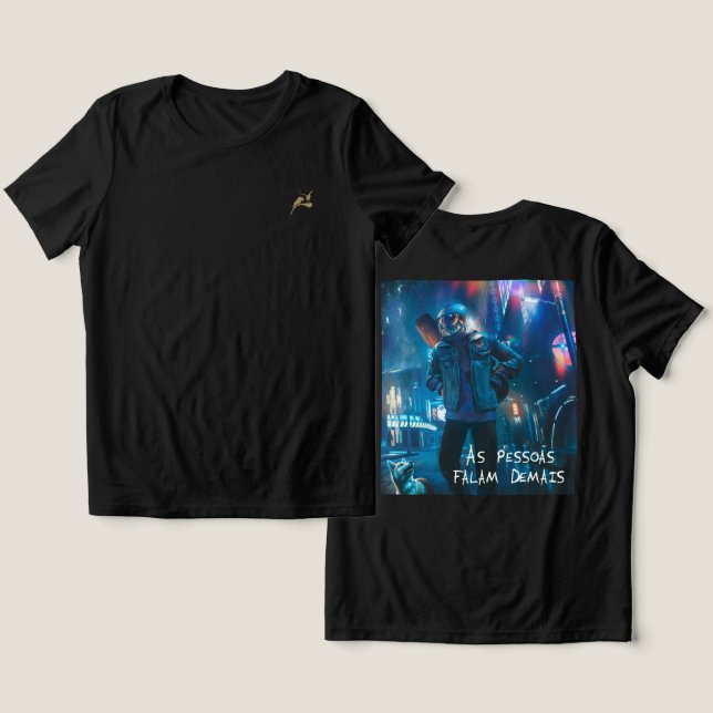 Camiseta Triblenda Opiniões (Modelo II) (Diseño Anverso y Reverso)