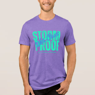 Camiseta Triblenda Oración Jesús Escritura Cristianismo Gráfico Púrpu