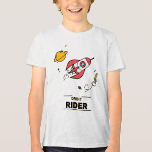 Camiseta Triblenda Orbit Rider Bella+Canvas Youth Tri-fusionar T-Shir