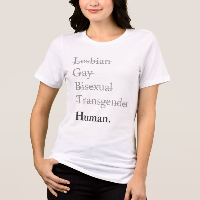 Camiseta Triblenda Orgullo de Igualdad LGBTQIAP+ (Anverso)