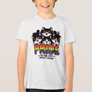 Camiseta Triblenda Orgullo de la bandera arcoiris de Phoenix City Ari
