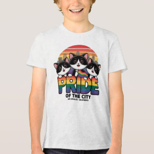 Camiseta Triblenda Orgullo de Los Angeles City California Estados Uni