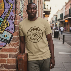 Camiseta Triblenda Orgullo del barrio Tremé de Nueva Orleans Patrimon