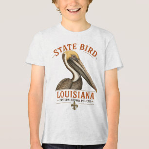 Camiseta Triblenda Orgullo del Pelícano de Luisiana