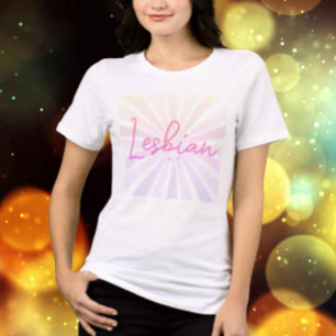 Camiseta Triblenda Orgullo Radiante Lesbiana AF