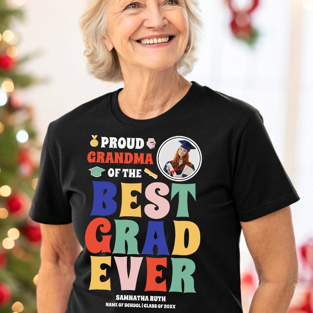 Camiseta Triblenda Orgullosa abuela de la mejor foto de todos los tie (Subido por el creador)