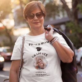 Camiseta Triblenda Orgullosa clase de mamá de graduación de foto de 2