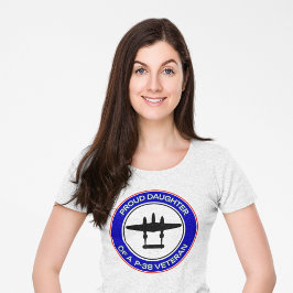 Camiseta Triblenda Orgullosa hija de un veterano del P-38