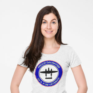 Camiseta Triblenda Orgullosa hija de un veterano del P-38