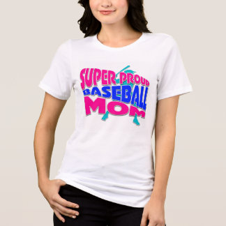 Camiseta Triblenda orgullosa madre de béisbol