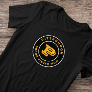 Camiseta Triblenda Orgullosa madre de Yinzer Pittsburgh Vintage T-Shi