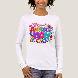 Camiseta Triblenda Orgullosa Mamá Autista Colorido Aceptación del Aut