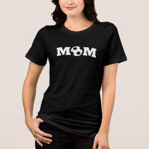 Camiseta Triblenda Orgullosa "Mamá del fútbol" Tee, camiseta de fútbo