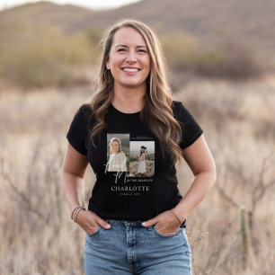 Camiseta Triblenda Orgullosa Mamá del guión de graduación Photo Keeps
