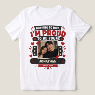 Camiseta Triblenda Orgulloso de ser tuyo personalizado