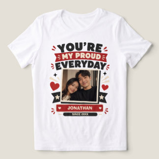 Camiseta Triblenda Orgulloso de Tenerte Personalizado