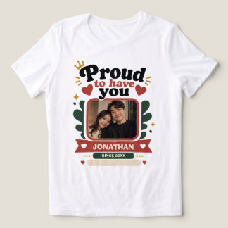 Camiseta Triblenda Orgulloso de Tenerte Personalizado