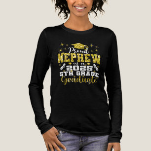 Camiseta Triblenda Orgulloso sobrino de quinto grado de graduado 2025
