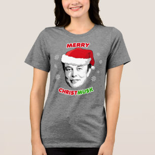 Camiseta Triblenda Ornamento cerámico de Merry Christmusk