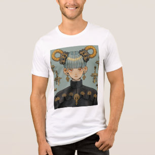Camiseta Triblenda Ornate Steampunk Fantasy Anime Chica