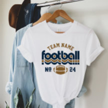 Oro Oscuro Espíritu Fútbol Retro Navy
