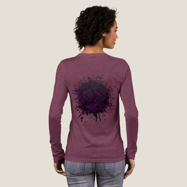 Camiseta Triblenda Orquídea Fumosa (Reverso Completo )