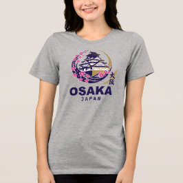 Camiseta Triblenda Osaka Japan Cherry Blossoms