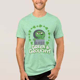 Camiseta Triblenda Oscar   ¡Verde y Grouchy!
