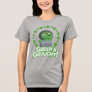 Camiseta Triblenda Oscar   ¡Verde y Grouchy!