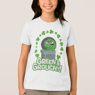 Camiseta Triblenda Oscar ¡Verde y Grouchy!