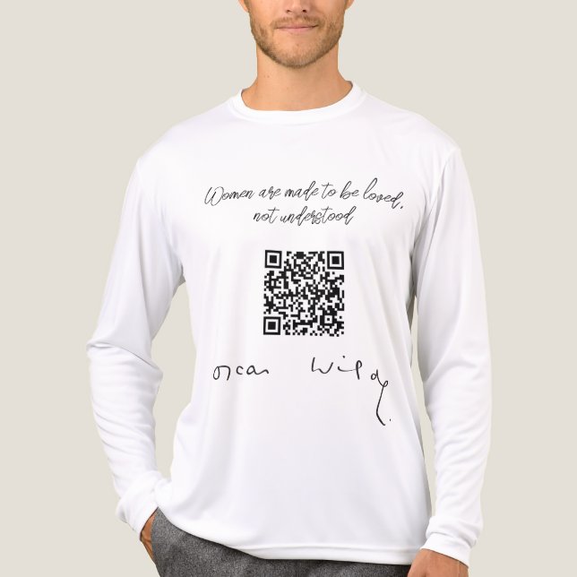 Camiseta Triblenda Oscar Wilde signature (Anverso )