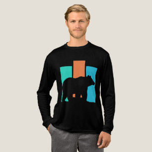 Camiseta Triblenda Oso Animal Salvaje Al Aire Libre Silueta Naturalez