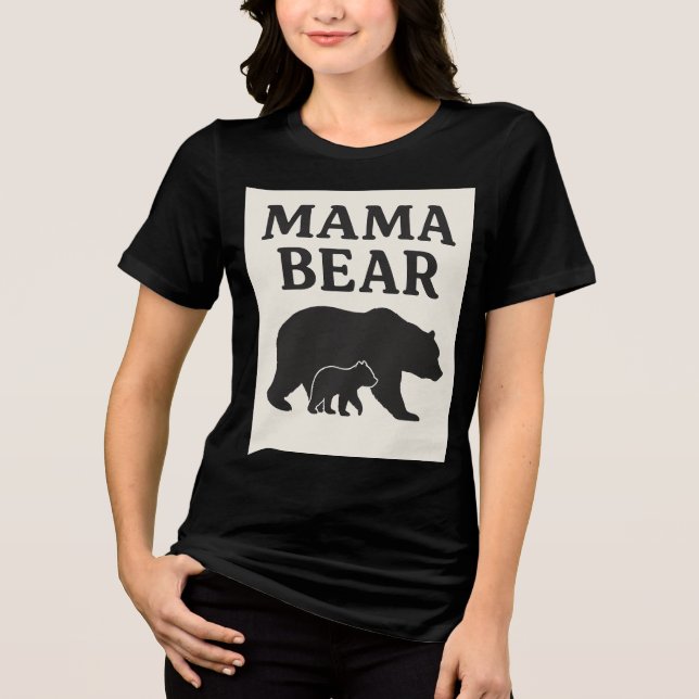 CAMISETA TRIBLENDA OSO DE MAMA (Anverso)