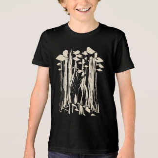 Camiseta Triblenda Oso en bosque de secuoyas para niños