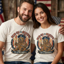 Oso hermoso Bear-ica por el 250 aniversario del Os