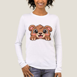 Camiseta Triblenda Oso Peekaboo Adorable