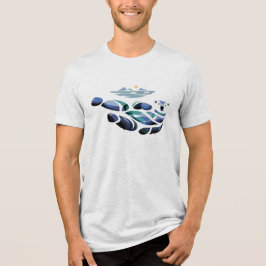 Camiseta Triblenda Oso polar relajado