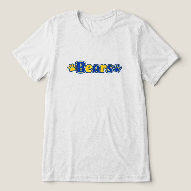 Camiseta Triblenda Osos  (Diseño delantero )