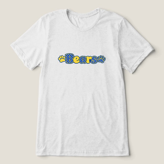 Camiseta Triblenda Osos  (Diseño delantero )