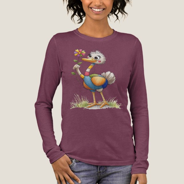 Camiseta Triblenda Ostrich cutáneo (Anverso)