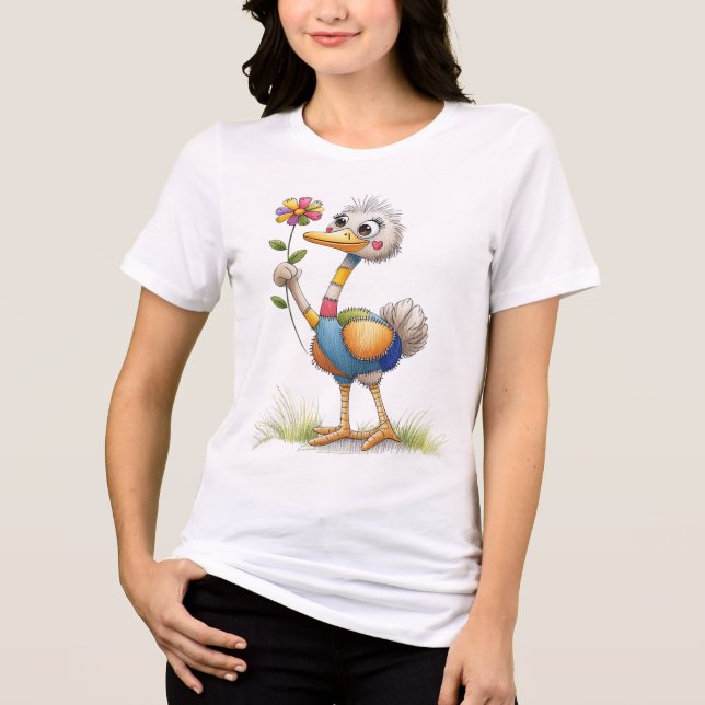 Camiseta Triblenda Ostrich cutáneo (Anverso)
