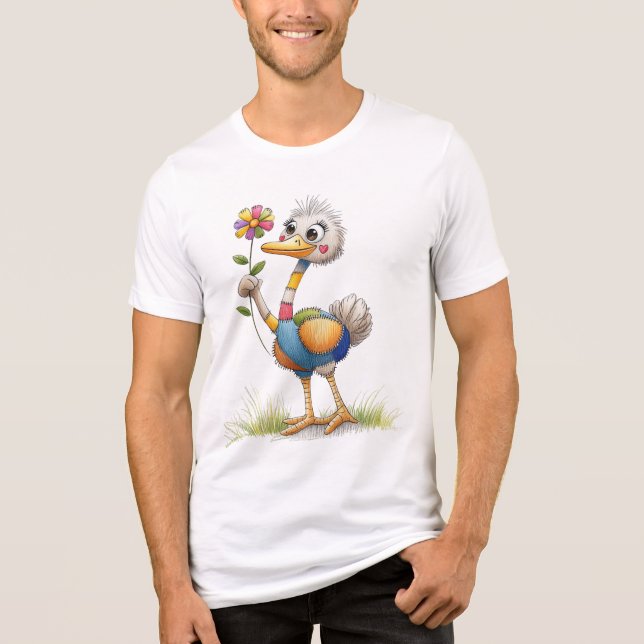 Camiseta Triblenda Ostrich cutáneo (Anverso)