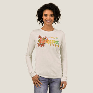 Camiseta Triblenda Otoño en Rochester Nueva York con hojas de otoño